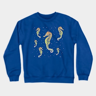 Seahorses in Space Crewneck Sweatshirt